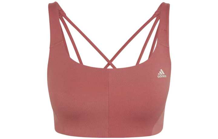 Adidas Adidas Coreflow Medium Support Bra Sports Underwear Women's Pink