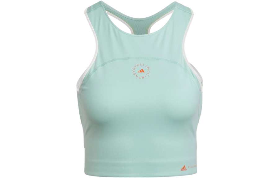 Adidas Adidas Sleeveless Sports Shirts Women's Green Other