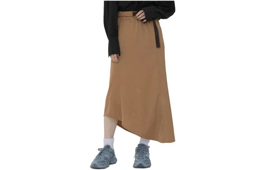 New Balance New Balance Casual Long Skirts Women's Yellow Moderate Long Other