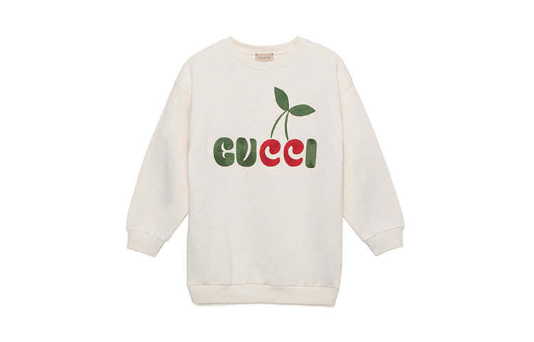 GUCCI Sweatshirt Cream White Kids'