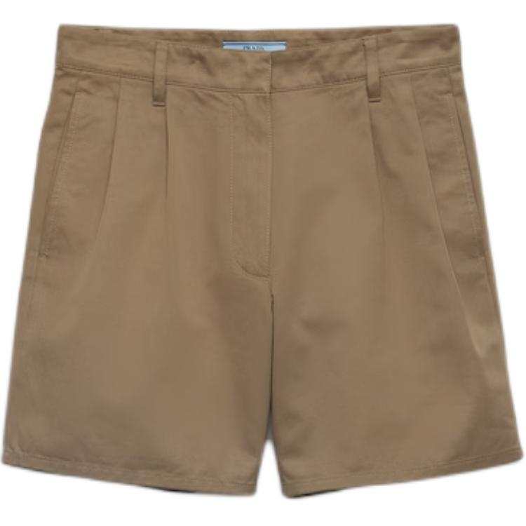 PRADA PRADA Casual Shorts Women's Mud Gray