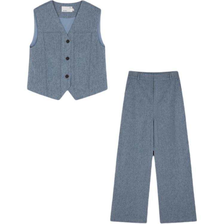 IHIMI IHIMI Casual Suit Women's Denim Blue