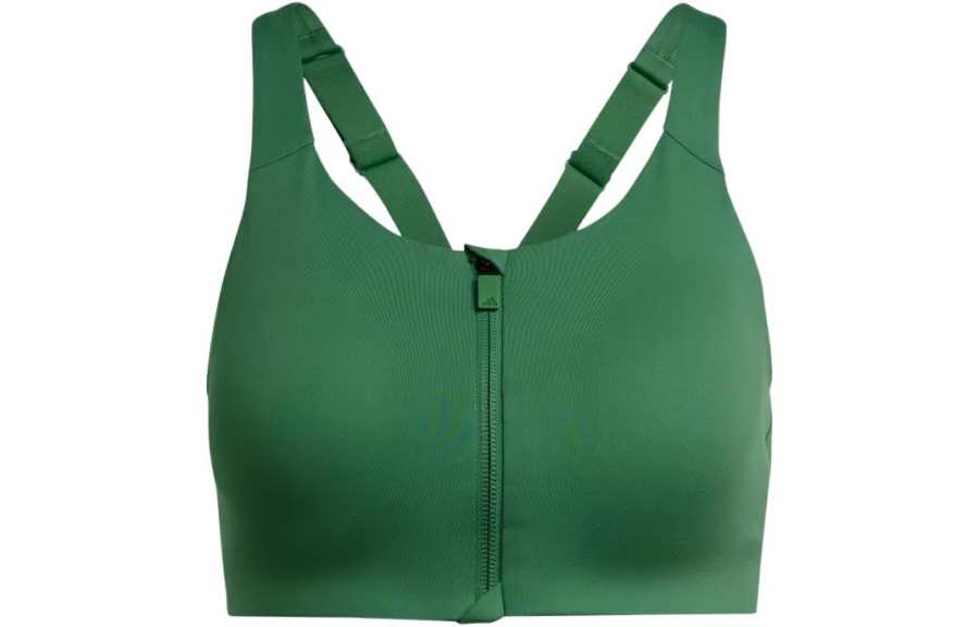 Adidas Adidas TLRD IMPACT LUXE HIGH SUPPORT ZIP BRA Sports Underwear Women's Green