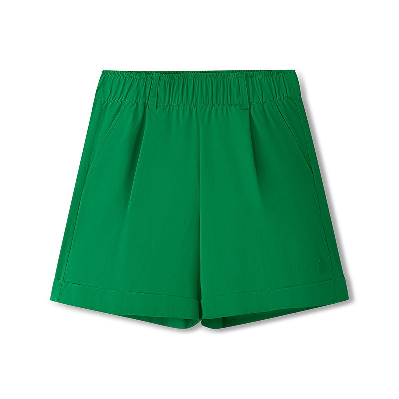 Skechers SS25 Casual Shorts Women's Garden Green 04X8