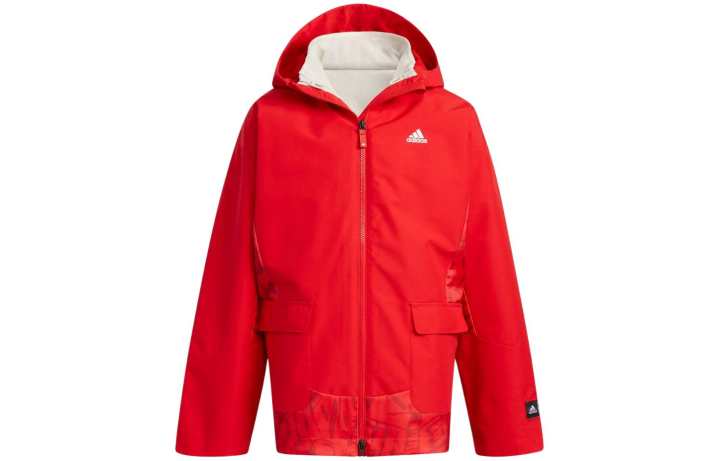 Adidas Adidas Jacket Light Scarlet Teenagers