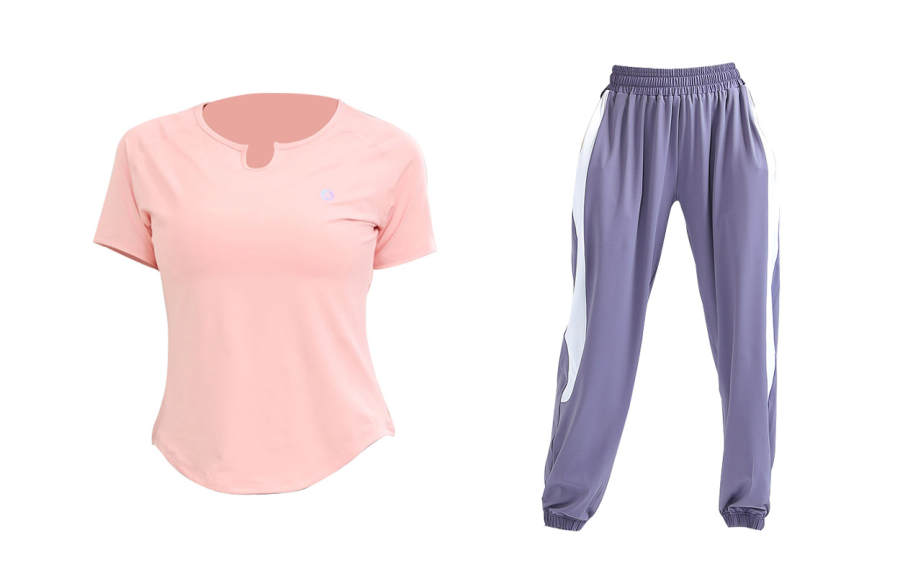 PEAK Fitness Sets Women's Crew Neck Thin