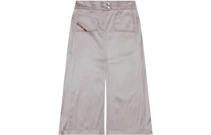 DIESEL Casual Long Skirts Women's Gray Moderate Mid Length Other