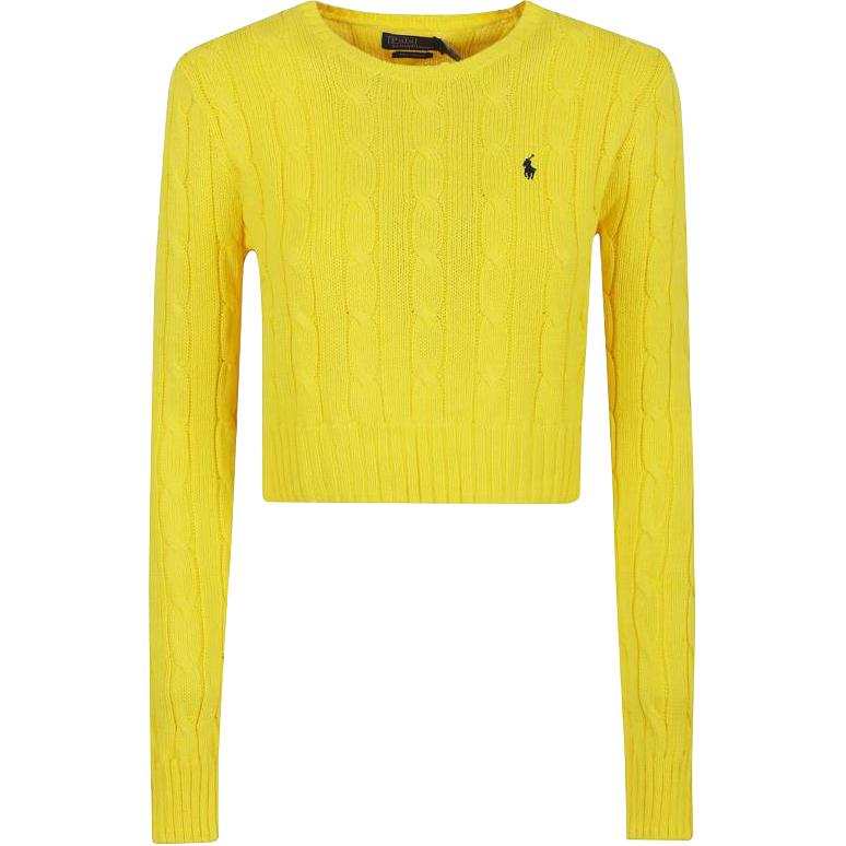 Polo Ralph Lauren Cable Knit Cropped Jumper