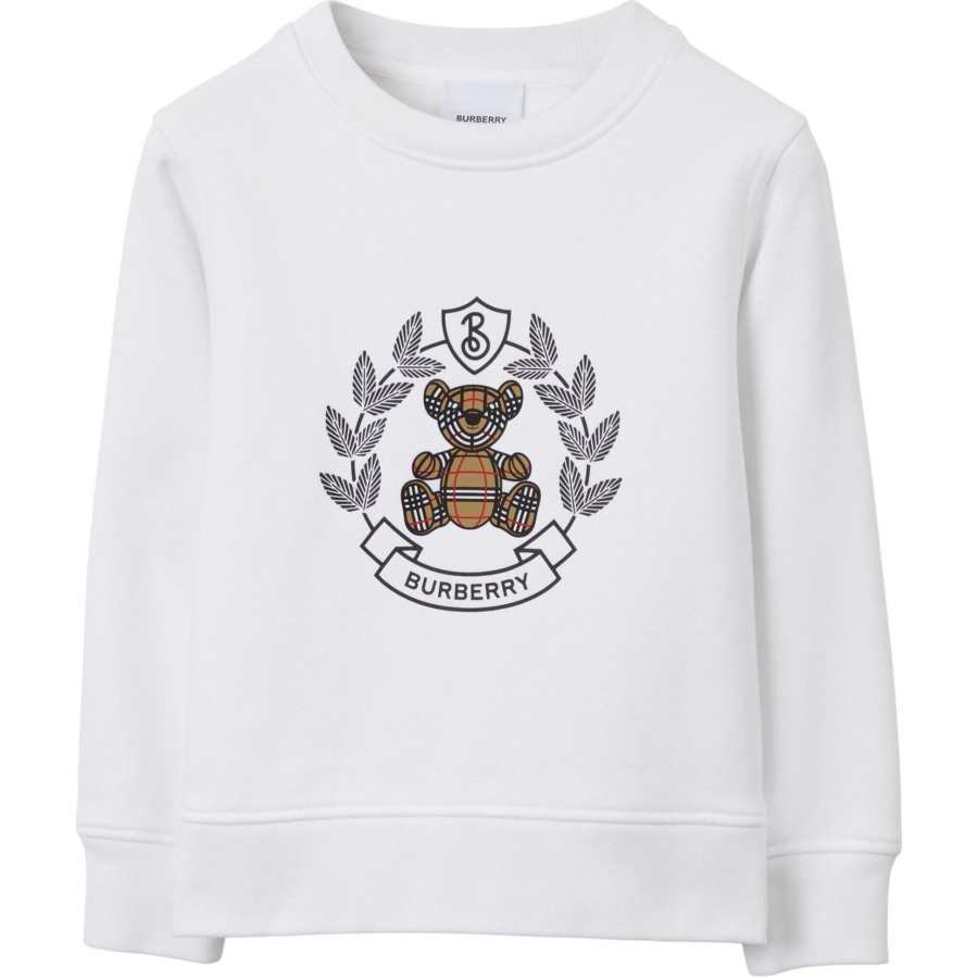 Burberry Sweatshirt SS23 White Kids'