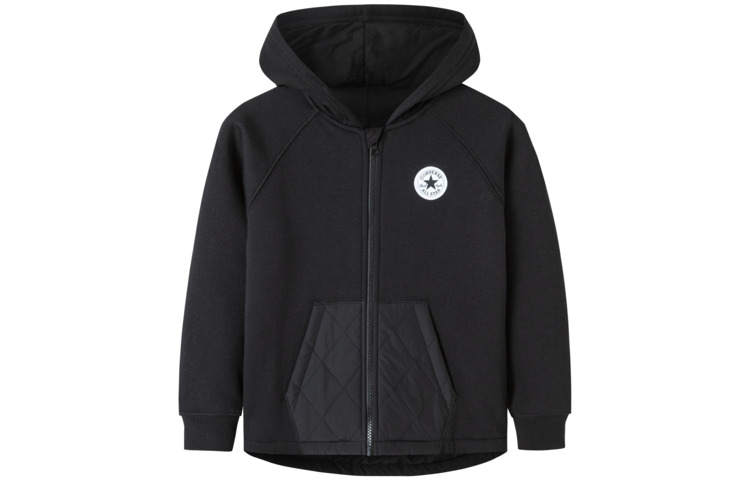 Converse Converse Padded Jacket Jet Black Kids'