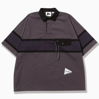 Gramicci striped rugby polo shirt