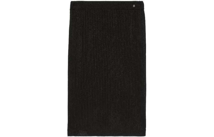 GUCCI GUCCI Interlocking G Rib Stitched Skirt