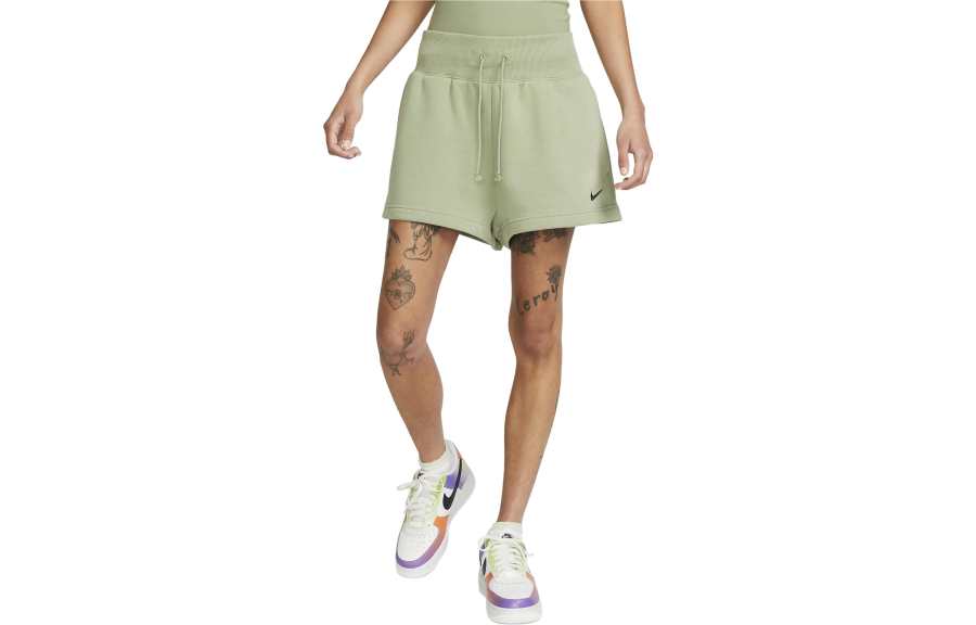 Nike Nike Sports Shorts Women's Oil Green Moderate Knitted Shorts