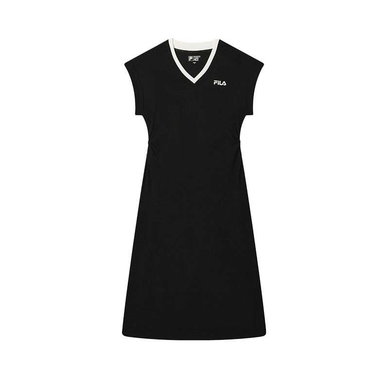FILA Heritage Sleeveless Dress Women's Jet Black BK