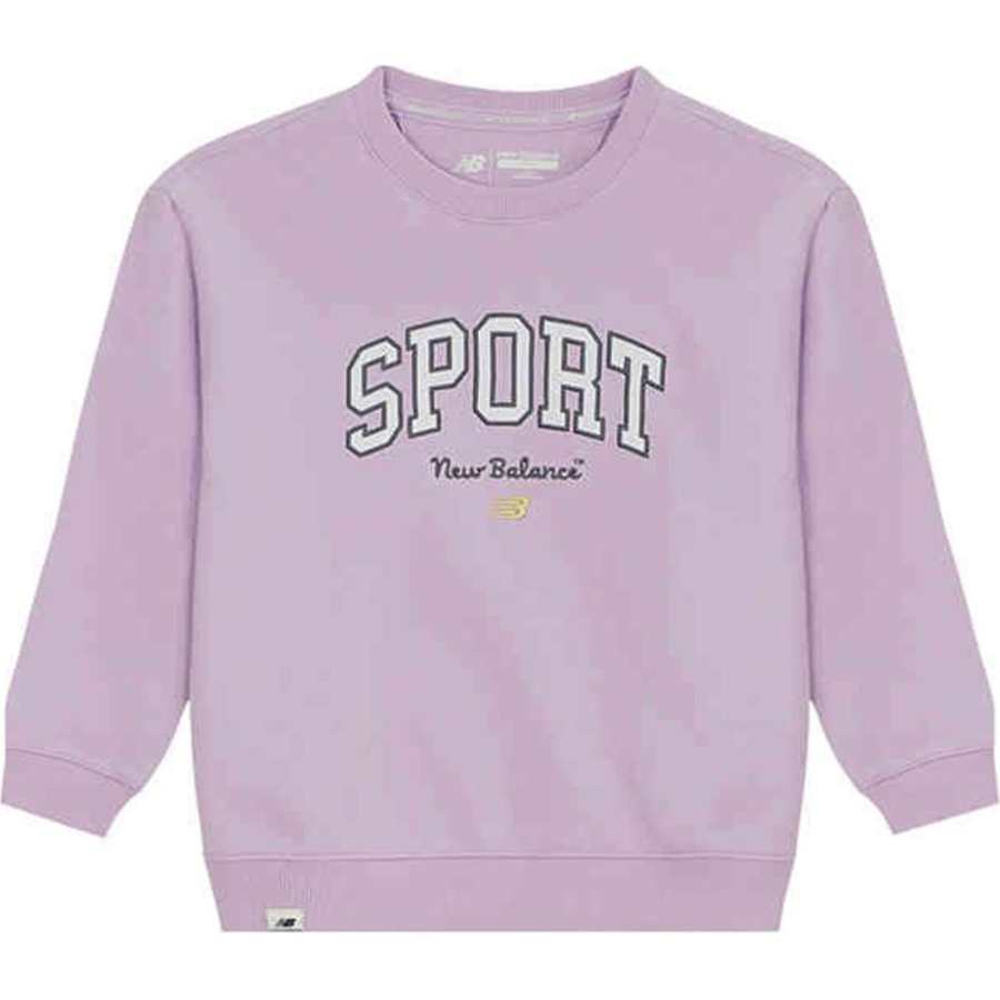 New Balance New Balance Sweatshirt Light Purple Children Aged 3 7 Years Old