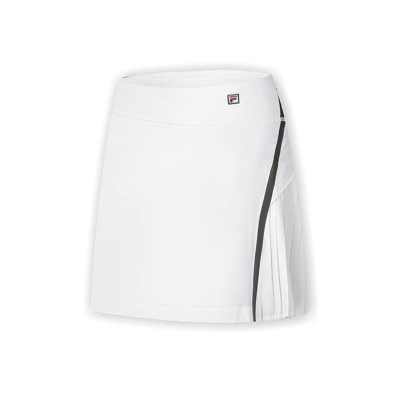 FILA SS24 Casual Short Skirts Women's Bright White