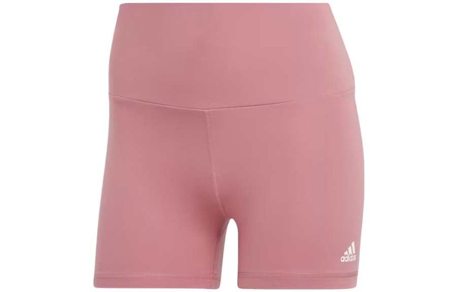 Adidas Adidas Essential Sports Shorts Women's Pink Moderate Tight Pants