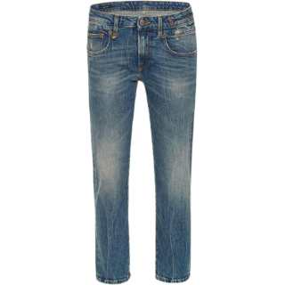 R13 Straight Leg Cropped Jeans
