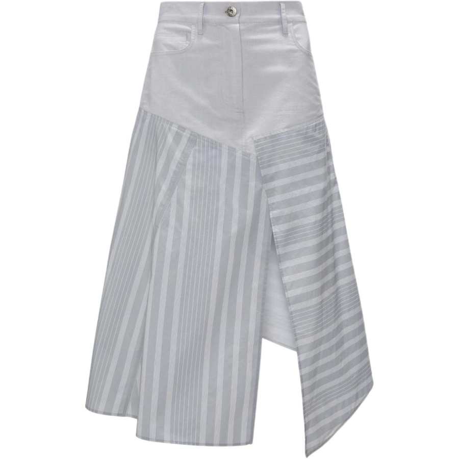 Jw Anderson hanky-hem asymmetric skirt
