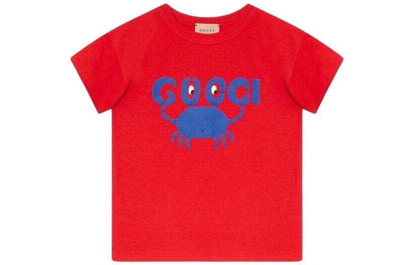 GUCCI Kids T Shirts Crew Neck Moderate