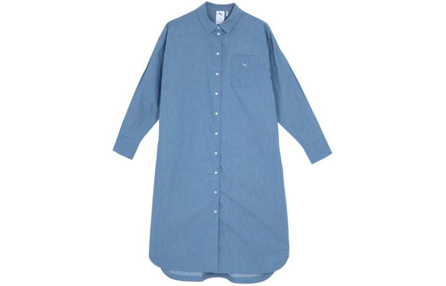 PUMA Long Sleeved Dress Women's Blue