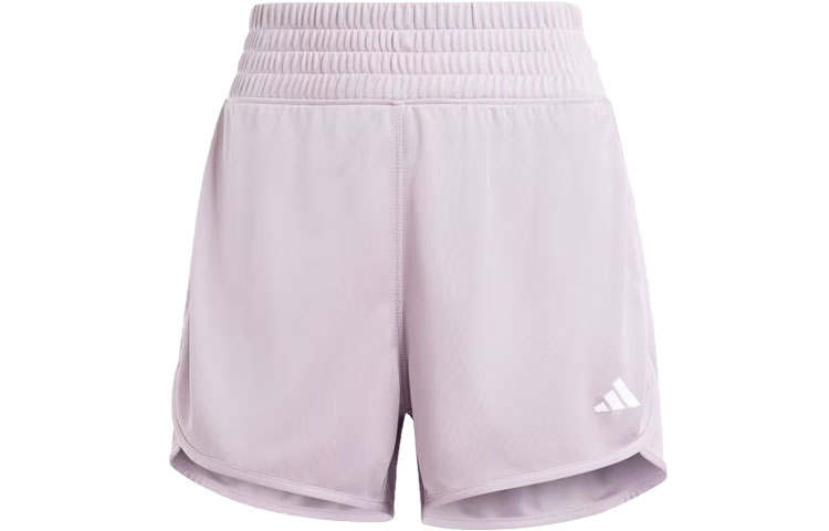 Adidas Adidas Pacer Essentials Knit High Rise Shorts Sports Shorts Women's Pink