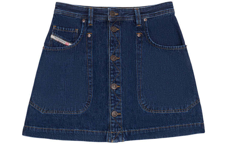 DIESEL De Albus A line Denim Skirt