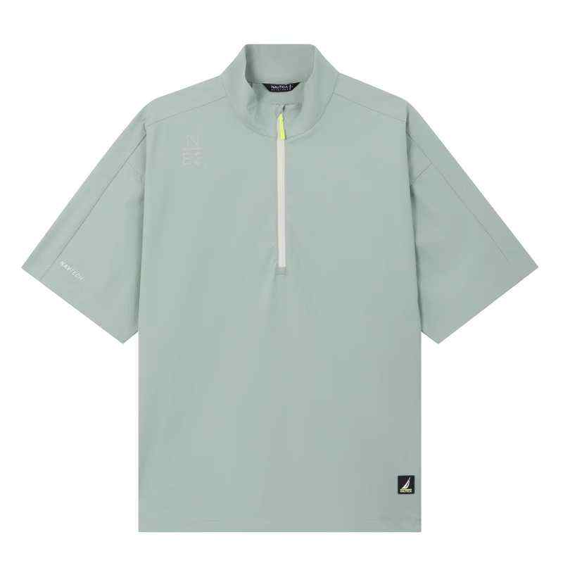 NAUTICA T Shirts Men's Stand Collar Moderate Straight Fit