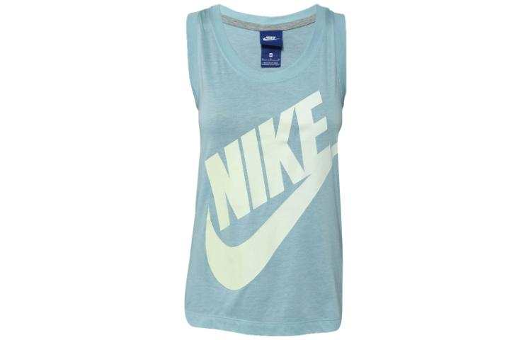 Nike Nike Sleeveless Sports Shirts Women's Light Blue Other