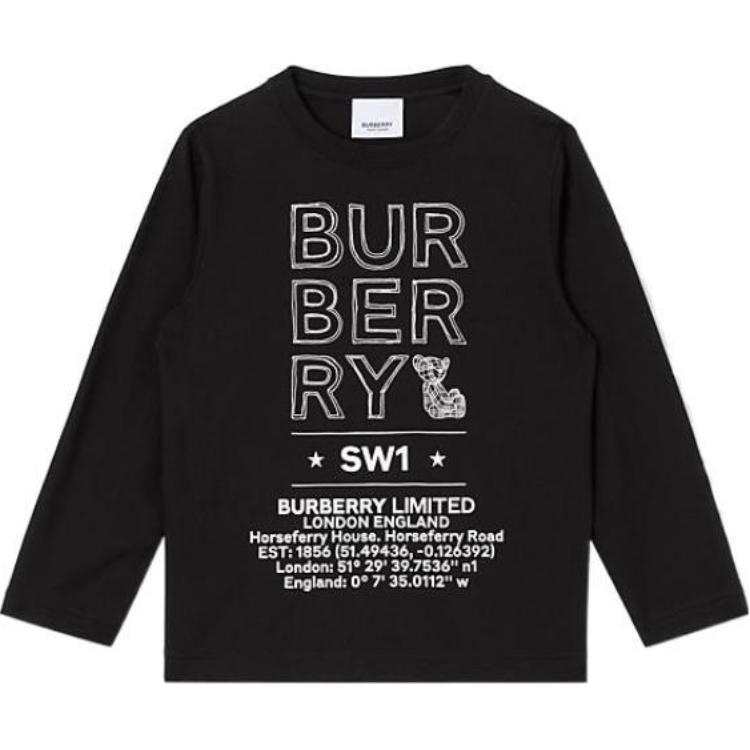 Burberry Sweatshirt FW22 Black Kids'