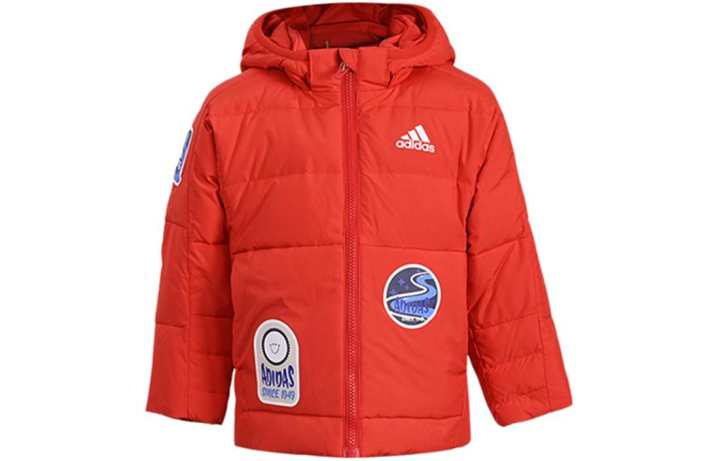 Adidas Adidas Kids Padded Jackets Detachable Hood Moderate
