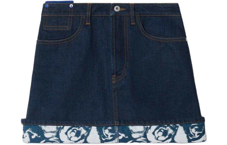 Burberry Japanese denim miniskirt