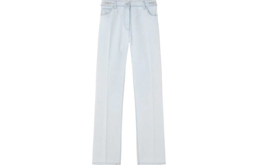 VERSACE VERSACE SS24 Jeans Women's Light Blue