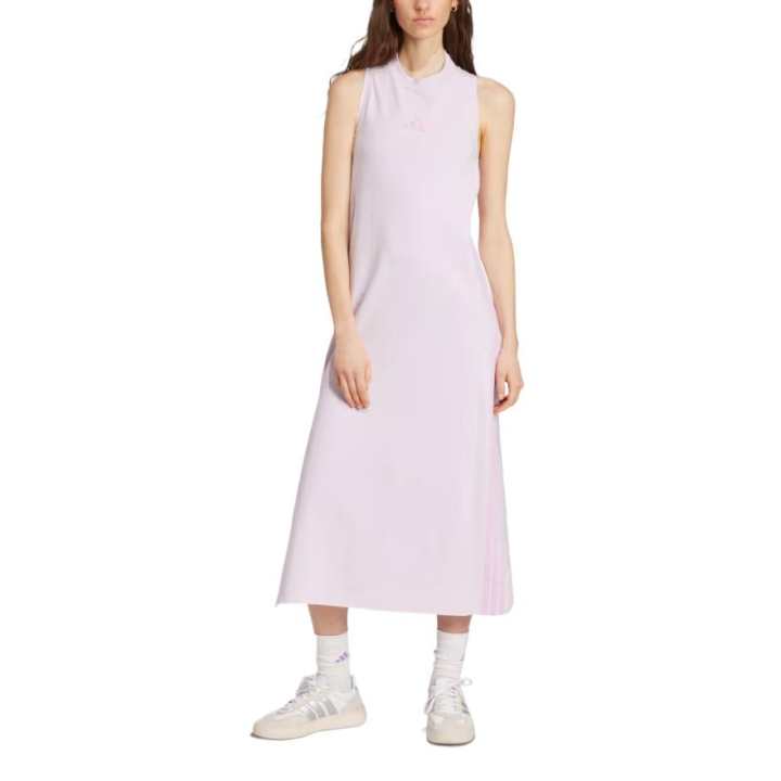 Adidas Adidas Free Shipping With AdiClub Essentials 3 Stripes Long Racerback Dress