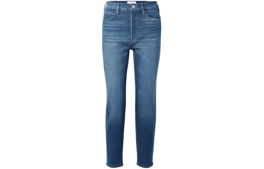 FRAME FRAME Jeans Women's Blue Moderate Straight Fit Pants