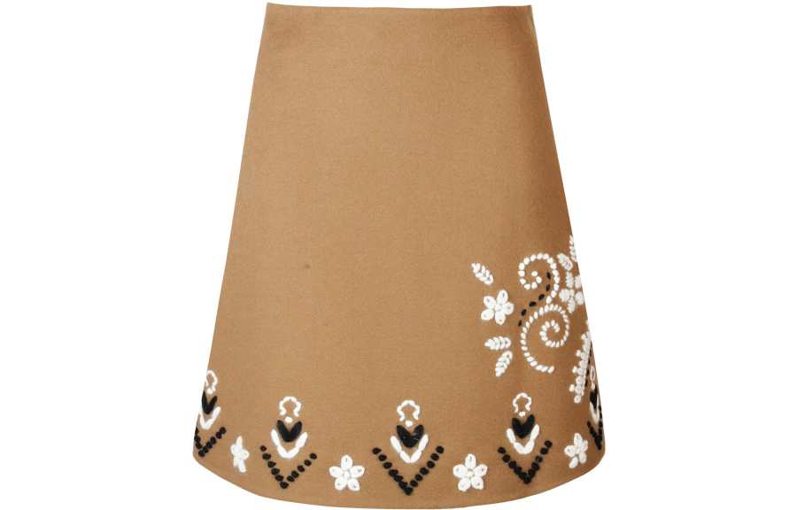 ERMANNO SCERVINO FW22 Casual Long Skirt Women's Brown
