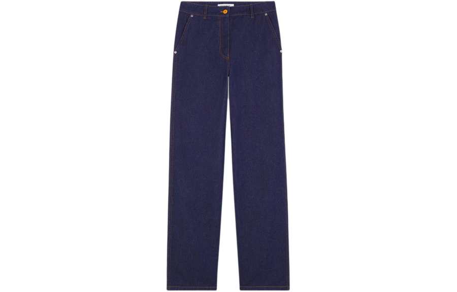 Maison Kitsune Mid-Rise Straight-Leg Jeans