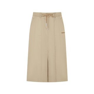 Teenie Weenie Casual Short Skirts Women's Khaki Moderate Short A Line Skirt