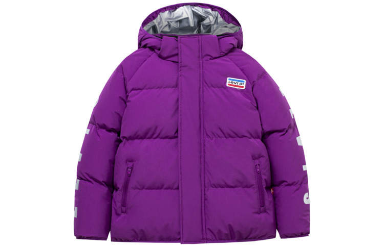 Levis Levis Padded Jacket Grape Purple Children Aged 3 7 Years Old