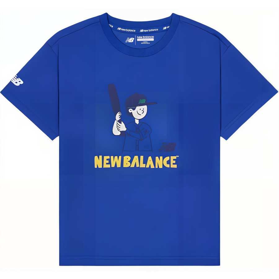 New Balance New Balance Kids T Shirts Crew Neck Moderate