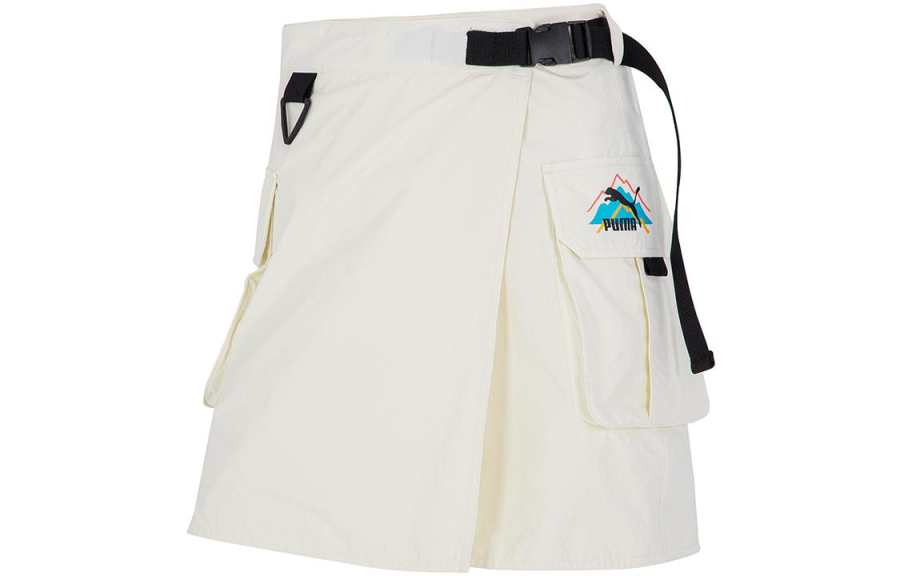 PUMA Casual Short Skirts Women's Beige