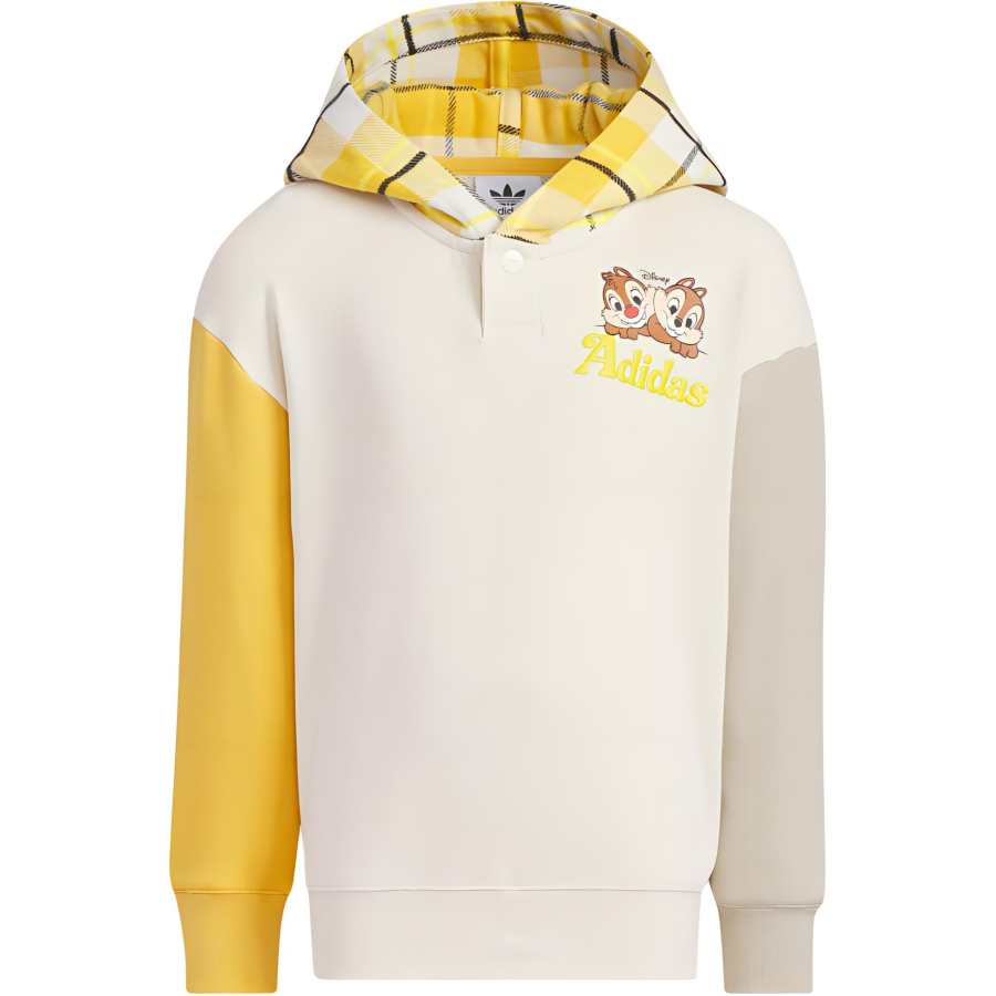 Adidas Originals x DISHINI,LIANMINGKUAN Sweatshirt DISNEY KNIT HOODIE APPAREL Wonder White Children Aged 3 7 Years Old