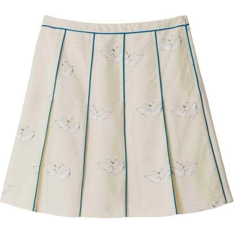 Burberry SS24 Casual Short Skirts Women's Ecru