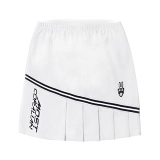 CORALIAN Casual Short Skirts Women's White