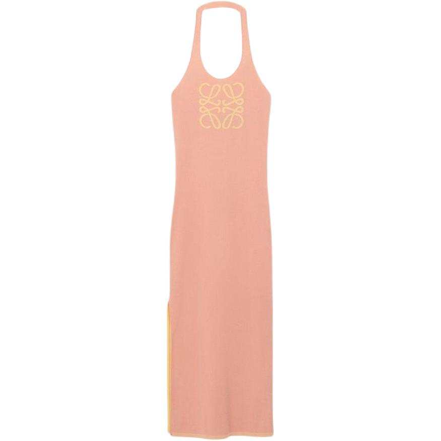 LOEWE SS25 Sleeveless Dress Women's Pink