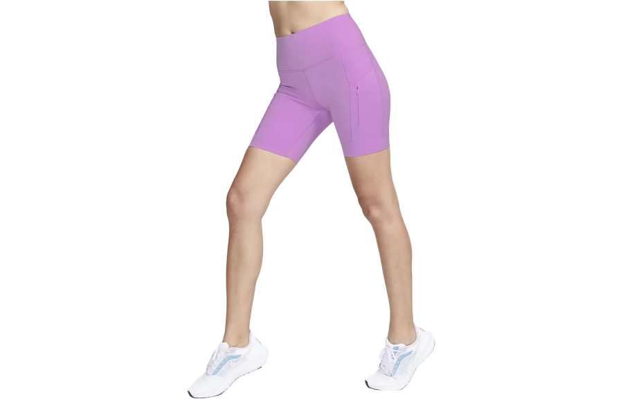 Nike Nike Sports Shorts Women's Dark Purple Red Moderate Tight Pants