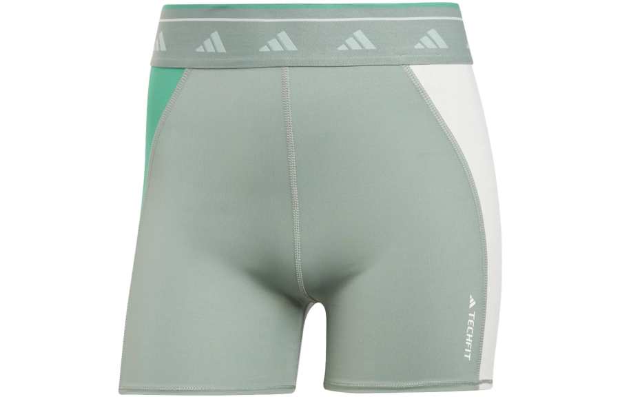Adidas Adidas Sports Shorts Women's Green Moderate Tight Pants