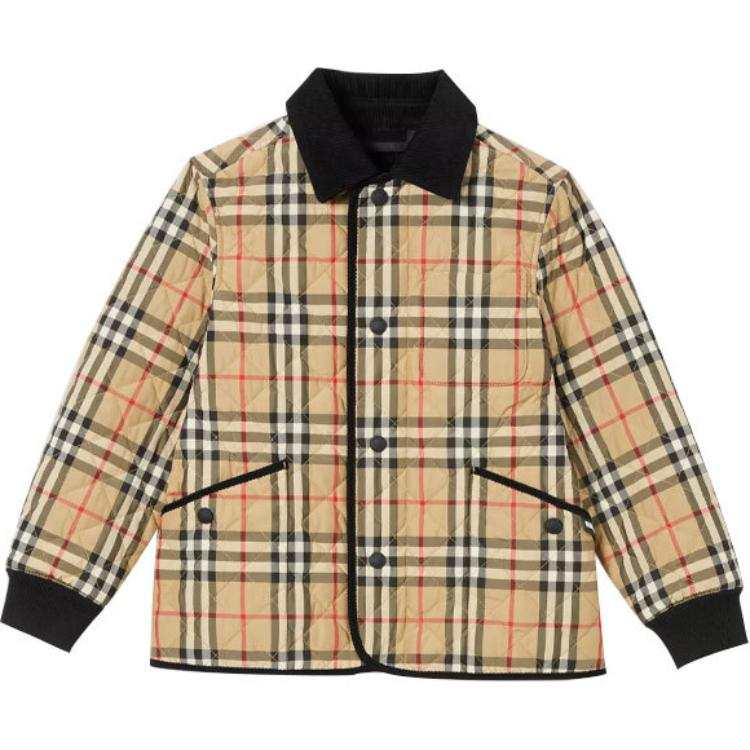 Burberry Padded Jacket FW21 Khaki Kids'
