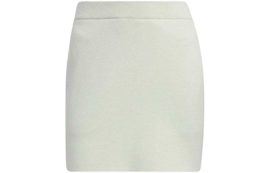 Adidas Adidas Casual Short Skirts Women's Linen Green Moderate Short Bodycon Skirt