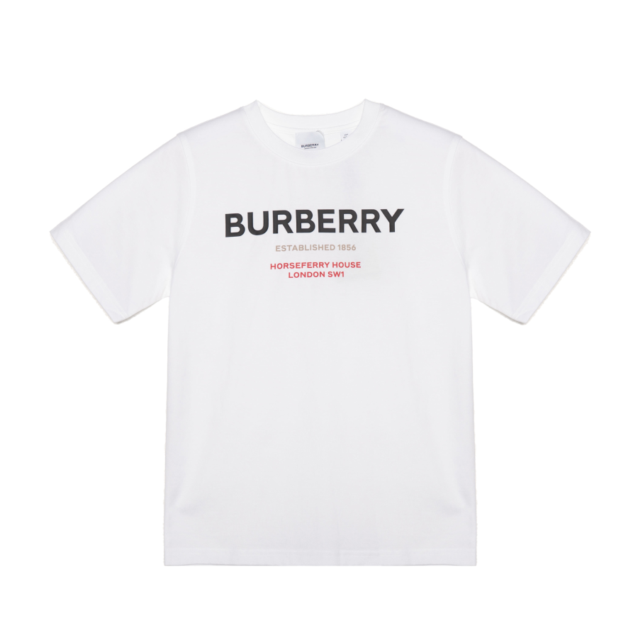 Burberry Kids T Shirts Crew Neck Moderate